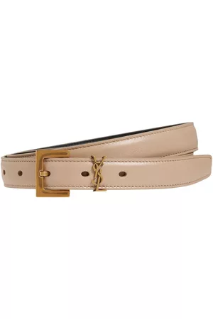 Saint Laurent Women Belts - Monogram Leather Belt