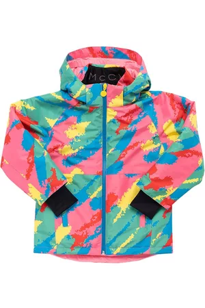 Stella McCartney Girls Ski Suits - Printed Recycled Nylon Puffer Ski Jacket
