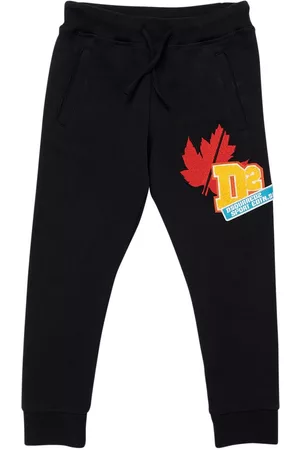 Dsquared2 Boys Sweatpants - Cotton Sweatpants W/ Patch