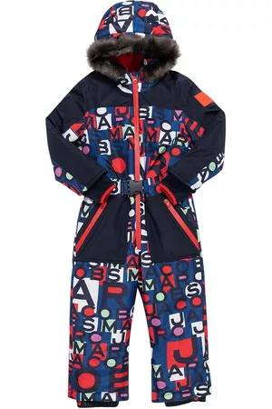 Marc Jacobs Boys Ski Suits - Printed Recycled Nylon Ski Jumpsuit