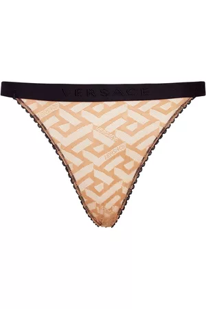 Versace Monogram Jacquard Bikini Briefs - Farfetch