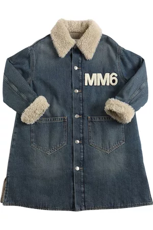 MM6 MAISON MARGIELA Patch Logo Long Puffer Coat