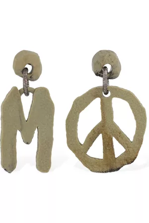 MOSCHINO Letter "m" & Peace Earrings