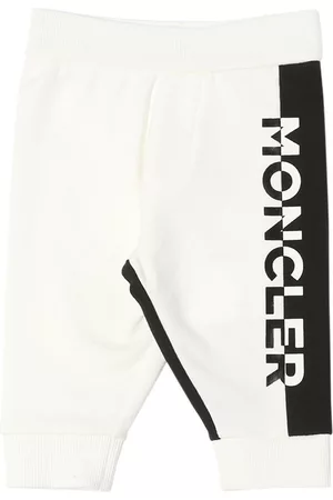 Moncler Logo Print Cotton Sweatpants