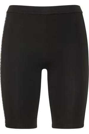 Dsquared2 Logo Tape Cotton Stretch Cycling Shorts