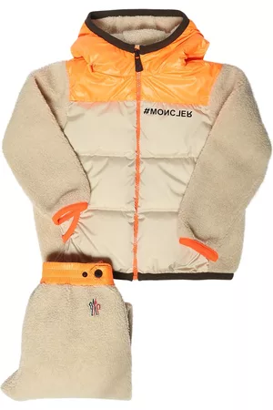 MONCLER GRENOBLE Boys Ski Suits - Tech Fleece Ski Jacket & Pants