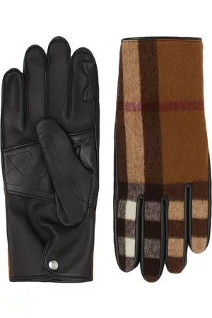 Burberry Women Gloves - Gabriel Icon Stripe Wool Gloves
