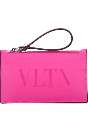 VALENTINO GARAVANI Men Wallets - Vltn Leather Card Holder W/ Studs