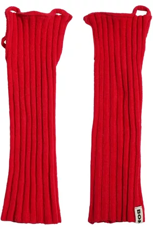 BONSAI Rib Cotton & Lyocell Fingerless Gloves