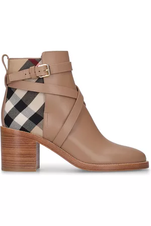 Burberry Women Ankle Boots - 70mm New Pryle Leather Ankle Boots
