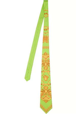 VERSACE Men Neckties - Heritage Print Silk Tie