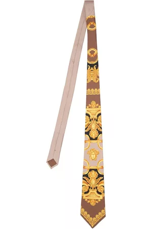 VERSACE Heritage Print Silk Tie