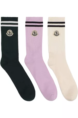 Moncler Men Socks - Set Of 3 Pairs Of Socks