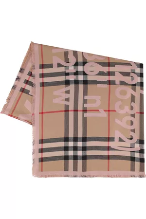 Burberry Women Scarves - Reversible Silk & Cashmere Scarf