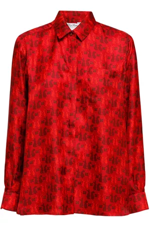 Max Mara Women Pajamas - London Printed Silk Twill Pajama Shirt