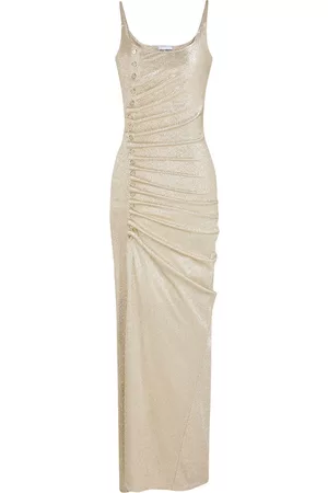 Camila Coelho Yasmeen Midi Dress in Neutral - Size S