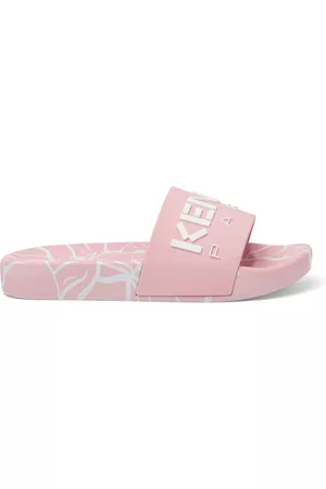 Kenzo Embossed Logo Rubber Slide Sandals