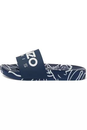 Kenzo Embossed Logo Rubber Slide Sandals