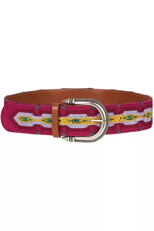 VLOGO SIGNATURE CALFSKIN BELT WITH PONY ANIMALIER EFFECT 30 MM