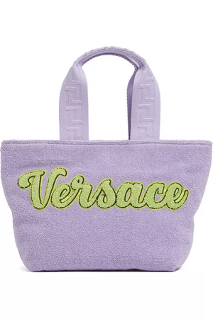 Versace Girl's Barocco-Print Teddy Belt Bag