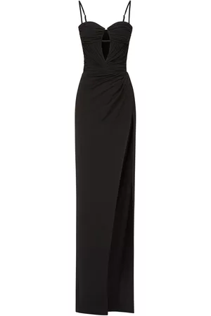 BRANDON MAXWELL Women V-Neck Dresses - Jersey Plunge Neck Long Dress