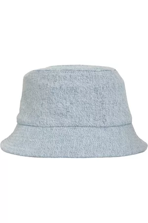 Isabel Marant Embroidered Logo Cotton Denim Bucket Hat