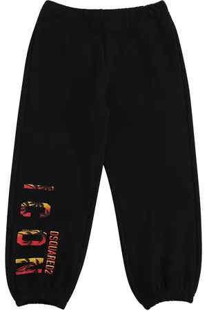 Dsquared2 Icon Logo Print Cotton Sweatpants