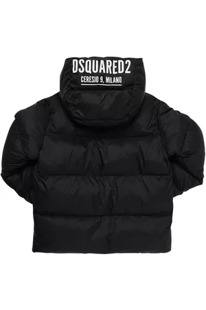 Dsquared2 Kids Logo Puffer Jacket 8 Yrs Black