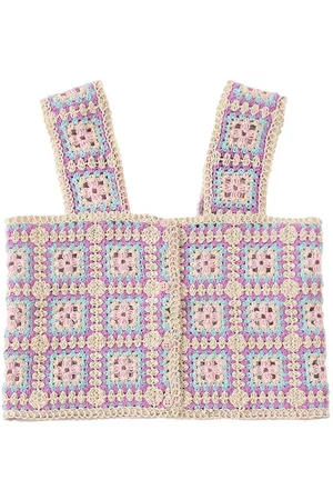 Stella McCartney Girls Tops - Crochet Knit Top