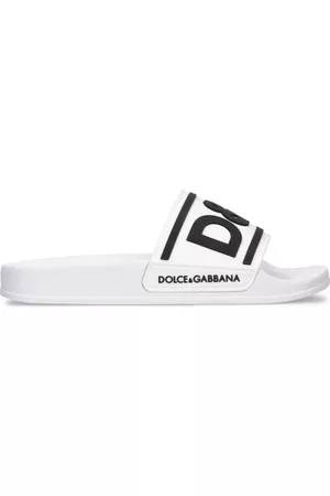 Dolce & Gabbana Logo Rubber Slide Sandals