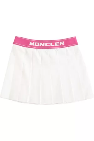 Moncler Pleated Skirt W/ Logo Waistband