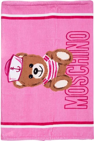 Moschino Printed Cotton Terry Beach Towel