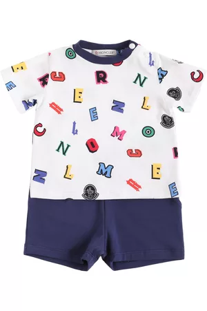Moncler Logo Cotton T-shirt & Shorts