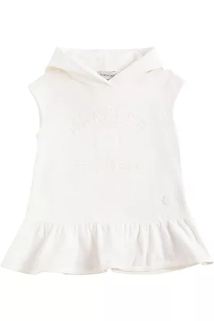 Moncler Hooded Cotton Blend Dress