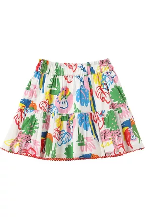 Stella McCartney Printed Organic Cotton Voile Skirt