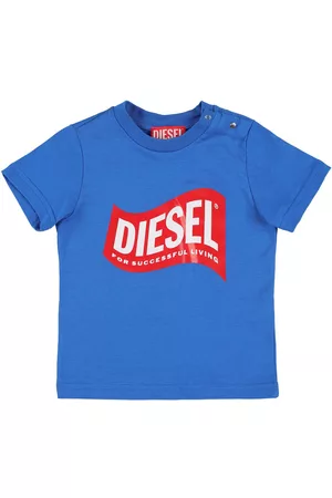 Diesel Kids Panelled abstract-print T-shirt - Farfetch