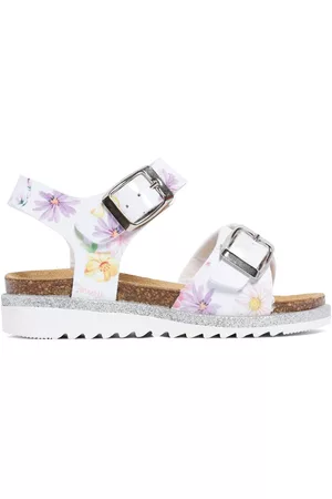 MONNALISA Printed Faux Leather Sandals
