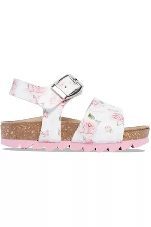 MONNALISA Printed Faux Leather Sandals