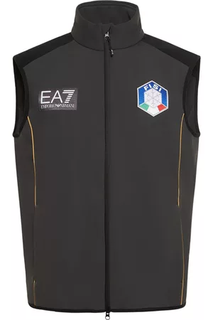 EA7 Men Gilets - Fisi Stretch Zip-up Ski Softshell Vest