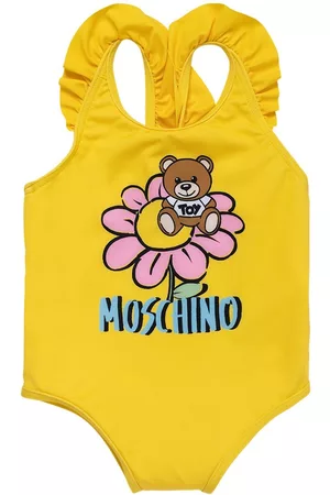 Moschino Printed Lycra Onepiece Swimsuit