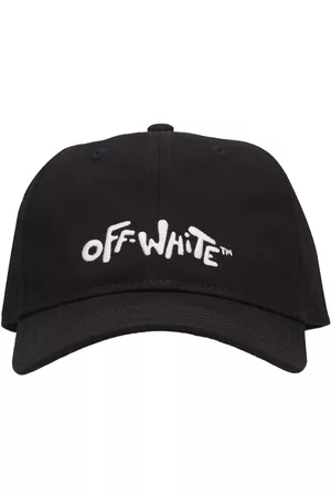 OFF-WHITE Cotton Gabardine Hat W/ Logo