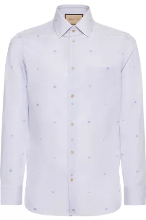 Gucci - Short Sleeve Cotton Blend Shirt - Male - 46