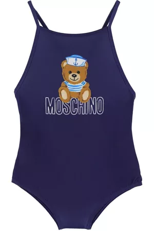 Moschino Girls Swimsuits - Printed Lycra Onepiece Swimsuit
