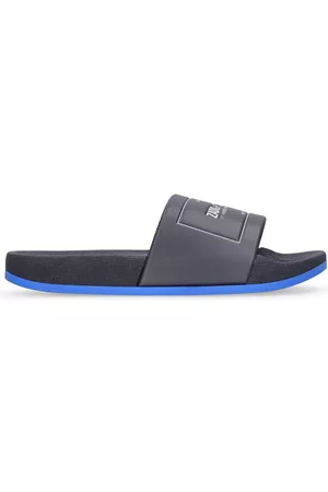 Zadig & Voltaire Girls Slide Sandals - Logo Print Rubber Slide Sandals