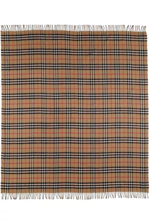 Burberry Boys Accessories - Check Merino Wool Blanket
