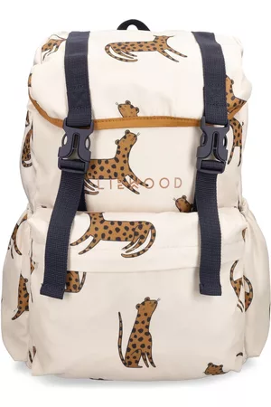 Liewood Leopard Print Recycled Nylon Backpack