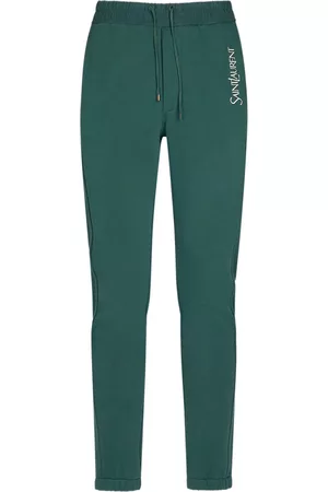 Saint Laurent Logo Cotton Sweatpants
