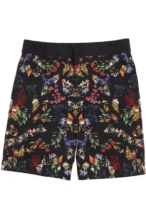 Burberry Printed Cotton Sweat Shorts