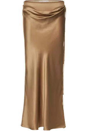 CHRISTOPHER ESBER Women Slips - Plunge Line Lingerie Satin Long Skirt
