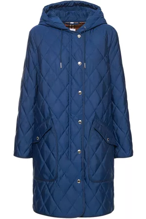Burberry Women Coats - Roxby Quilted Hooded Midi Coat